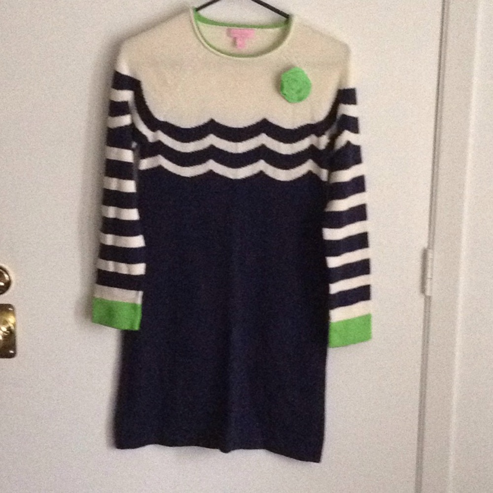 Lily Pulitzer sweater dress petite 14
